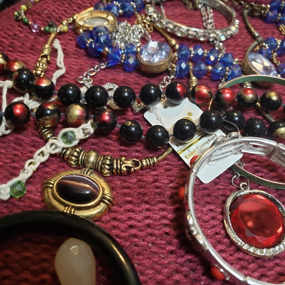 Vintage Estate Jewelry Lot Bling Bling - Picture 8 of 8